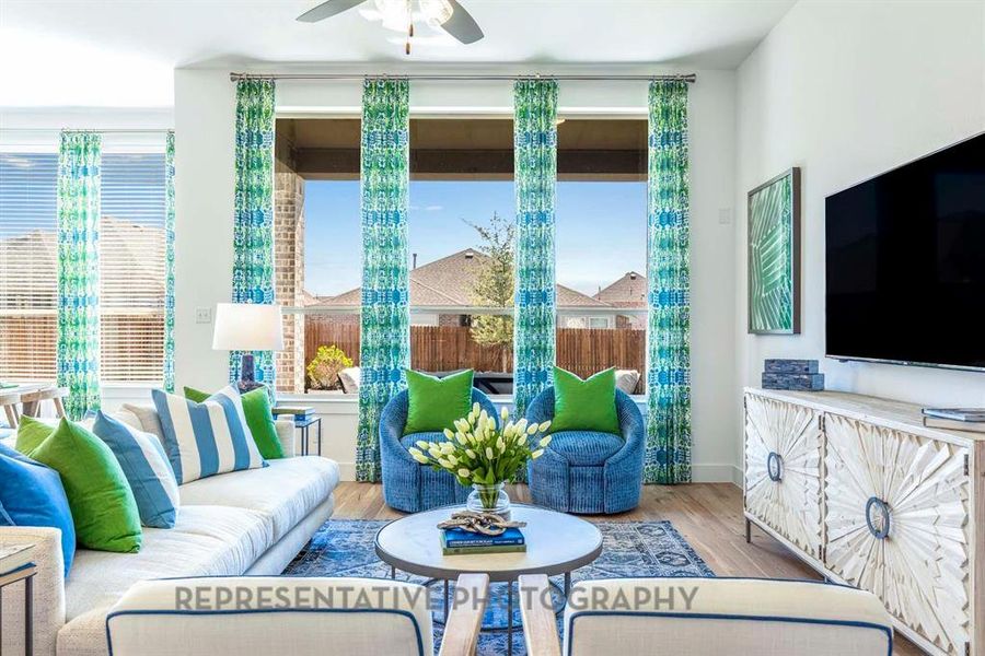 Furnished interior view inside a new home in , Royse City (Image 5). Furnished interior view inside a new home in , Royse City (Image 5).