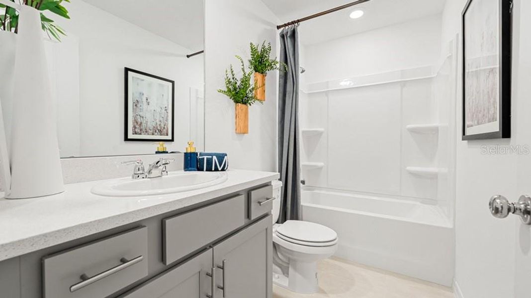 Furnished interior view inside a new home in The Towns at Tiburon, Nokomis (Image 12).