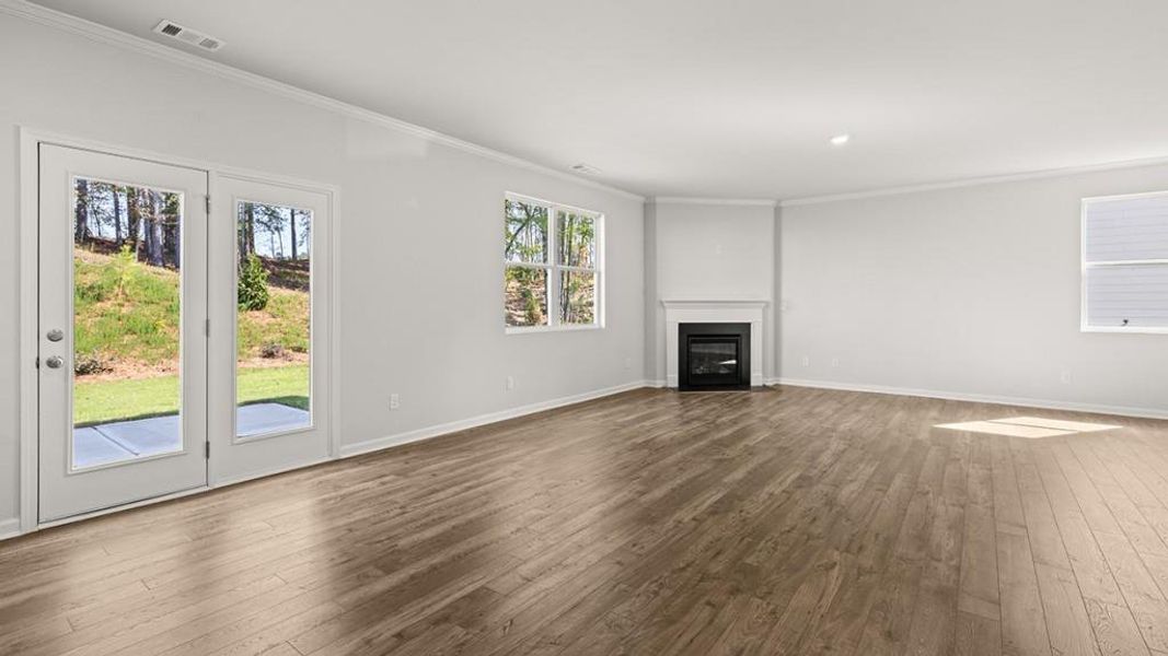 Spacious, unfurnished interior of a new home in Parkside at Carter Grove, Cartersville (Image 15). Spacious, unfurnished interior of a new home in Parkside at Carter Grove, Cartersville (Image 15).