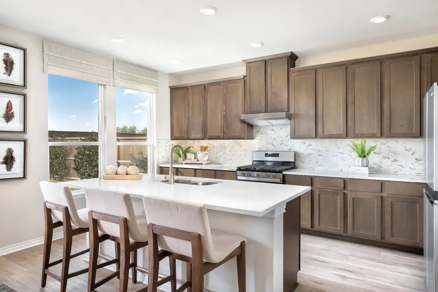 Furnished interior view inside a new home in The Preserve, Justin (Image 4). Furnished interior view inside a new home in The Preserve, Justin (Image 4).