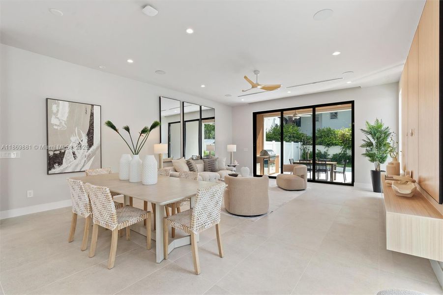 Furnished interior view inside a new home in , Fort Lauderdale (Image 5).