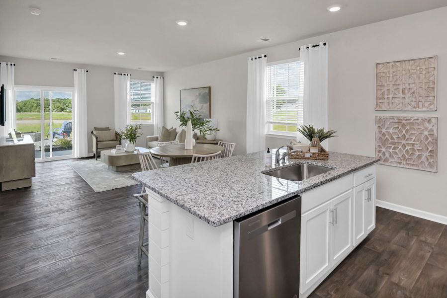 Furnished interior view inside a new home in Mulberry Landing, Orangeburg (Image 23).