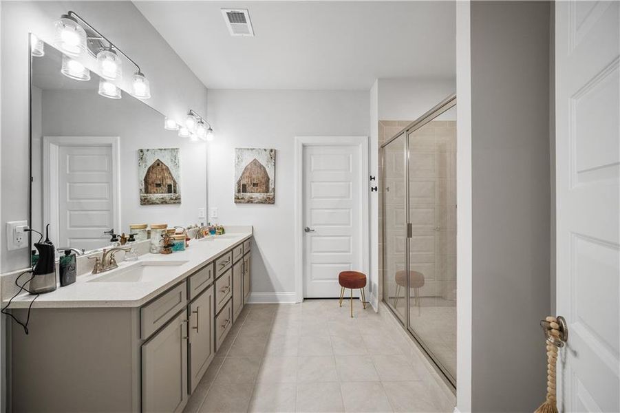 Furnished interior view inside a new home in Holiday Pines, Buford (Image 26).