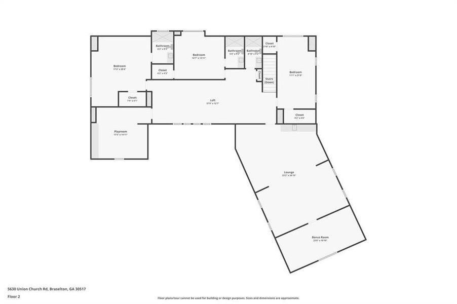 2D floor plan layout of this home in , Braselton, GA (Image 6). 2D floor plan layout of this home in , Braselton, GA (Image 6).
