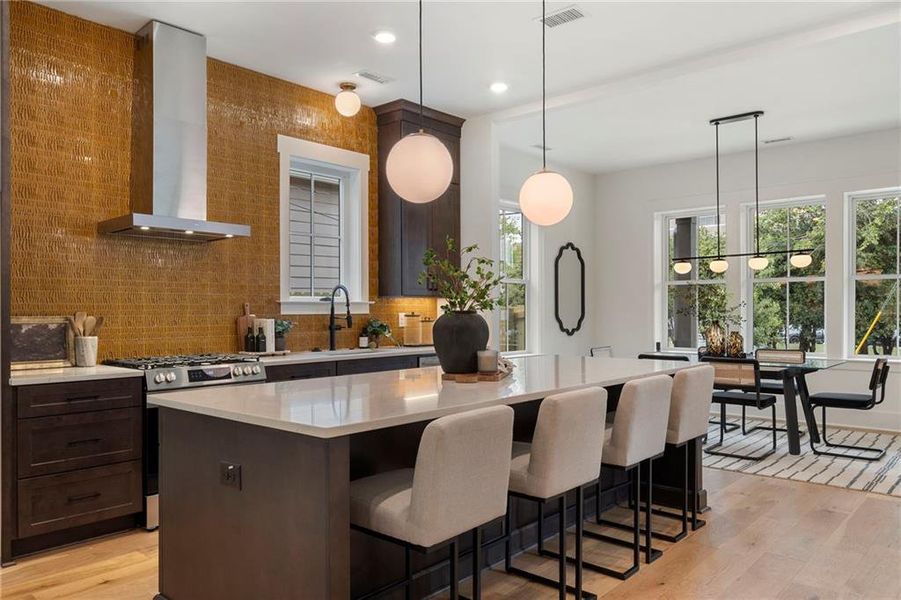Furnished interior view inside a new home in , Atlanta (Image 8).