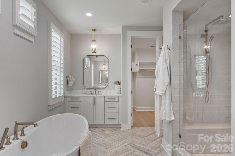 Furnished interior view inside a new home in , Fort Mill (Image 6).