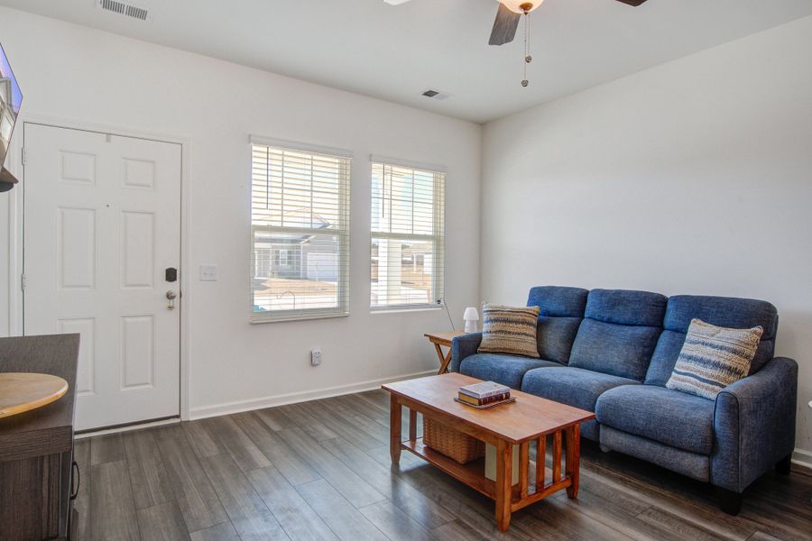 Furnished interior view inside a new home in Pender Woods at Cane Bay, Summerville (Image 12).