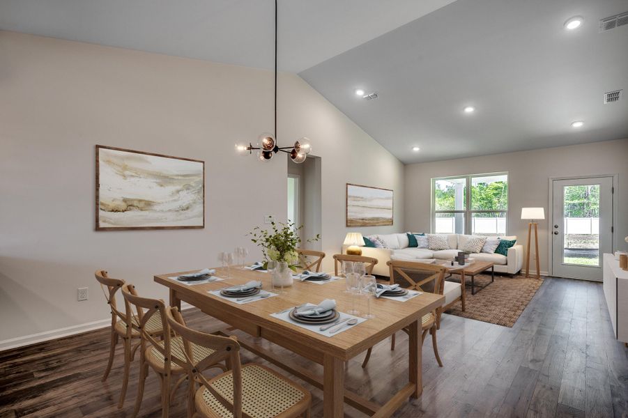 Furnished interior view inside a new home in The Groves of Berkeley, Moncks Corner (Image 4).