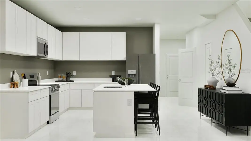 Furnished interior view inside a new home in , Davenport (Image 5).