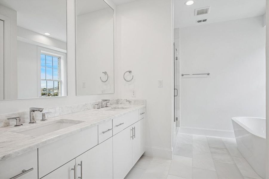 Furnished interior view inside a new home in , Addison (Image 8).