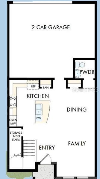 2D floor plan layout of this home in , Sarasota, FL (Image 3).