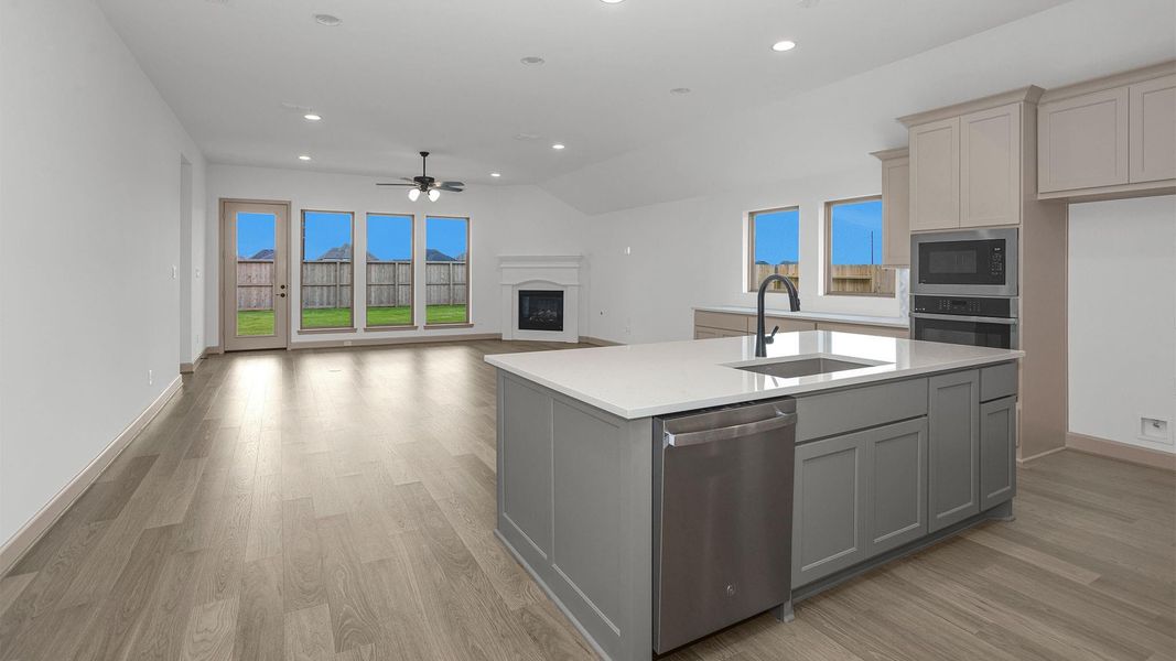 Furnished interior view inside a new home in Grange, Katy (Image 8).