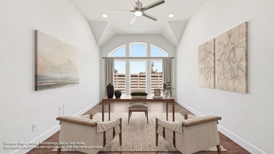 Furnished interior view inside a new home in Landmark, Denton (Image 10).