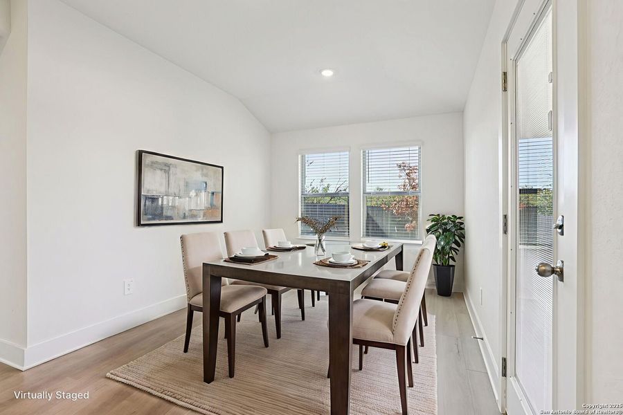 Furnished interior view inside a new home in Comanche Ridge, San Antonio (Image 6).