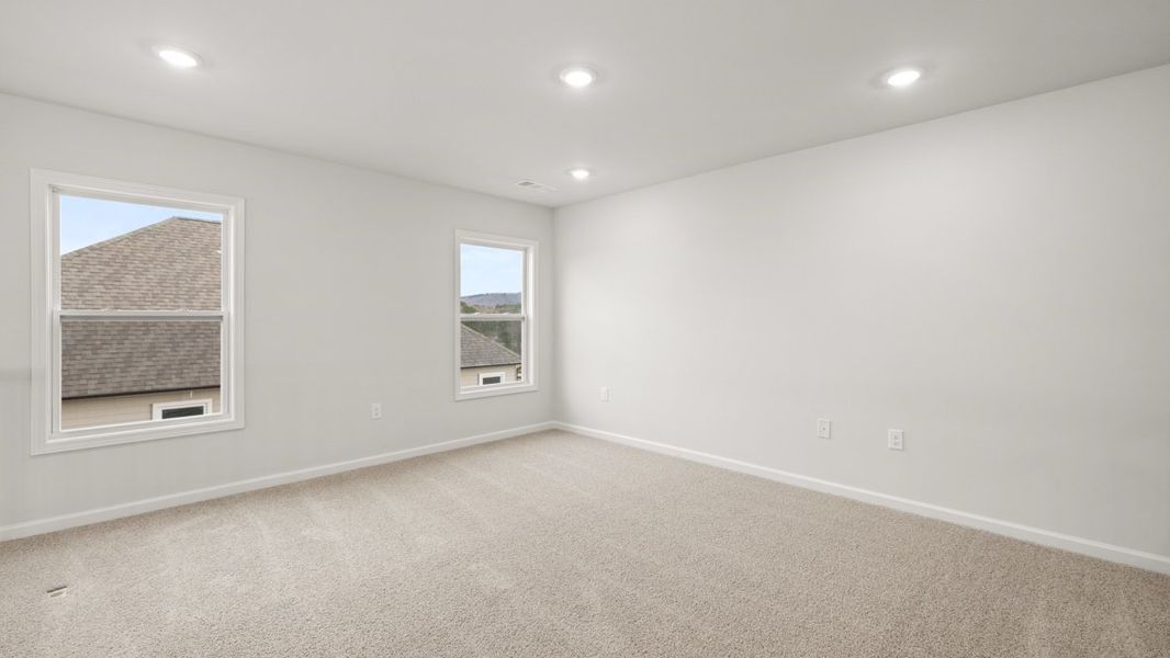 Representative unfurnished interior of a home built from the Grayson by D.R. Horton in Thalley Creek Estates, Cumming (Image 23). Representative unfurnished interior of a home built from the Grayson by D.R. Horton in Thalley Creek Estates, Cumming (Image 23).