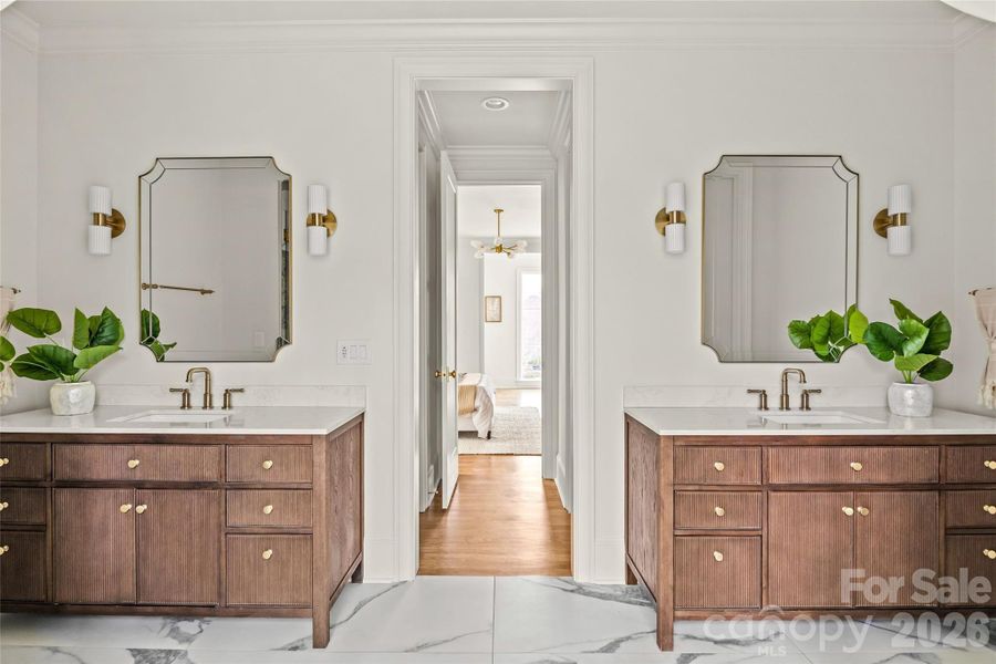 Furnished interior view inside a new home in , Charlotte (Image 36).