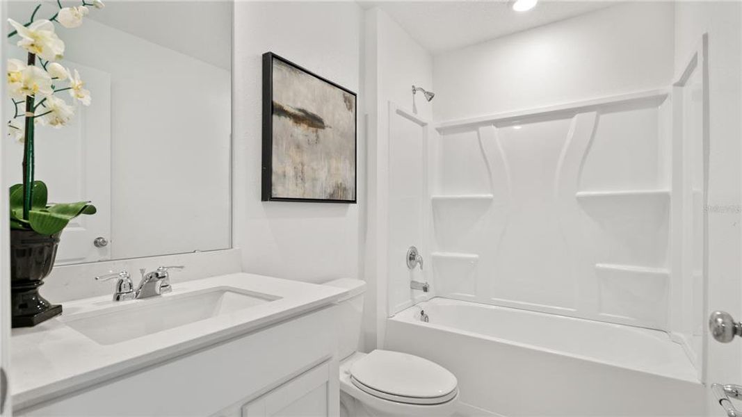 Furnished interior view inside a new home in , Eustis (Image 9).