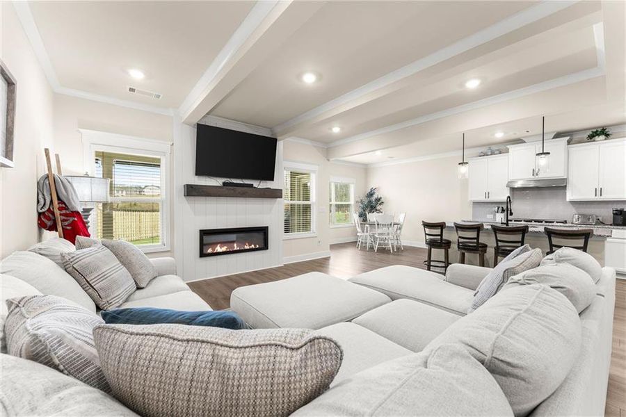 Furnished interior view inside a new home in , Gainesville (Image 13).