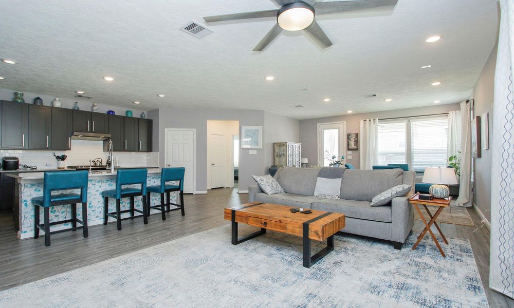 Furnished interior view inside a new home in , Magnolia (Image 5).