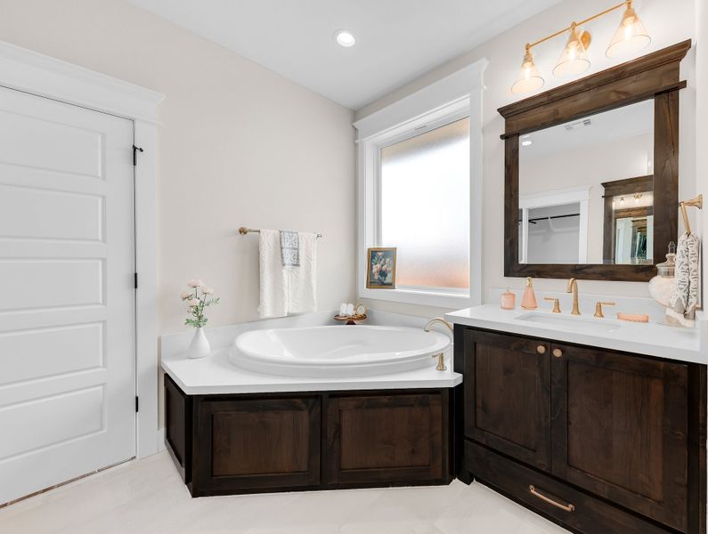 Representative furnished interior of a home built from the The Courtney by Reece Homes in Traditions, Bryan (Image 27).