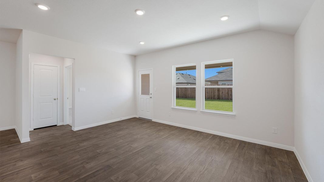 Spacious, unfurnished interior of a new home in Carillon, Manor (Image 12).