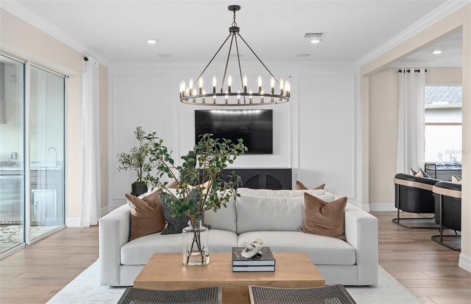 Furnished interior view inside a new home in Winter Grove, Winter Garden (Image 9).