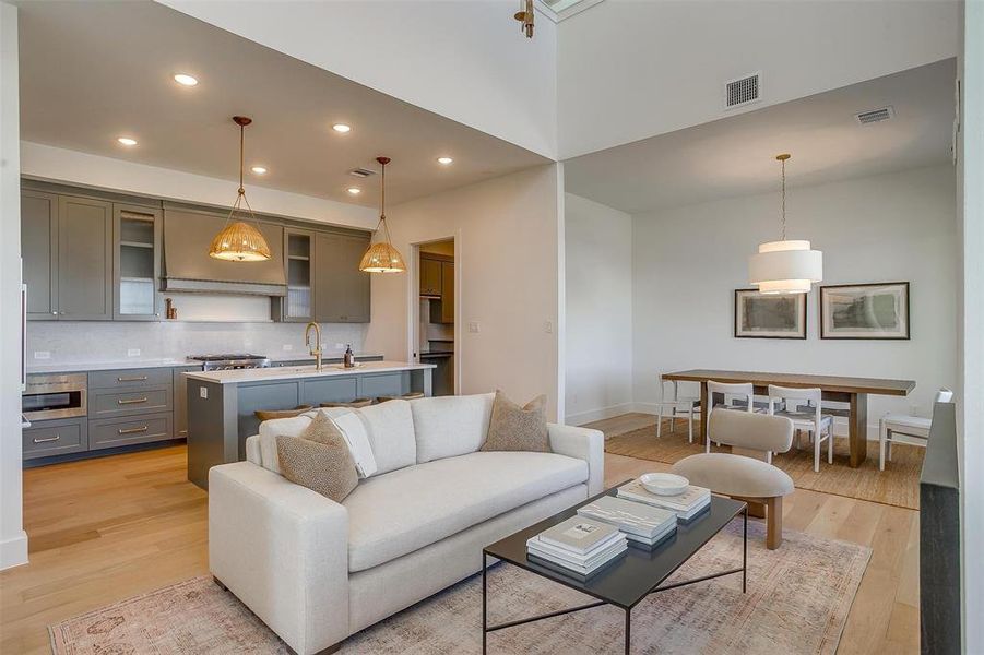 Furnished interior view inside a new home in , Aledo (Image 7).