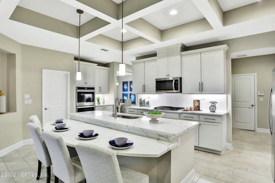 Furnished interior view inside a new home in Silver Landing at SilverLeaf, St. Augustine (Image 26).