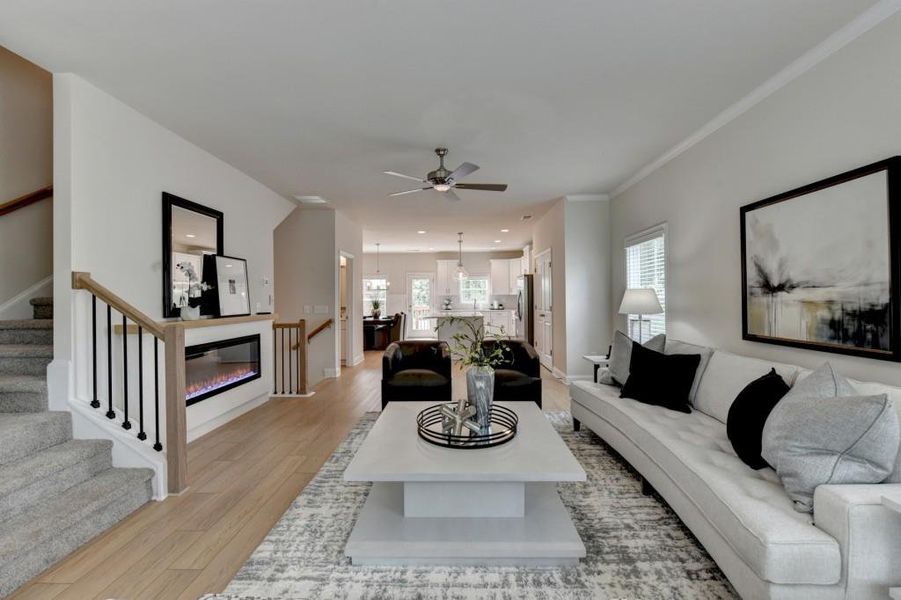 Furnished interior view inside a new home in Magnolia Grove, Mableton (Image 45). Furnished interior view inside a new home in Magnolia Grove, Mableton (Image 45).