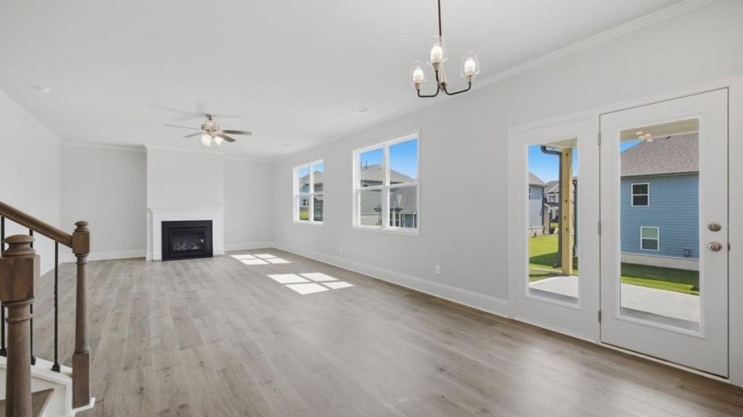 Spacious, unfurnished interior of a new home in Butner Estates, South Fulton (Image 14).