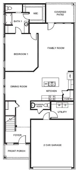 2D floor plan layout of this home in Springhill South, Boyd, TX (Image 3). 2D floor plan layout of this home in Springhill South, Boyd, TX (Image 3).