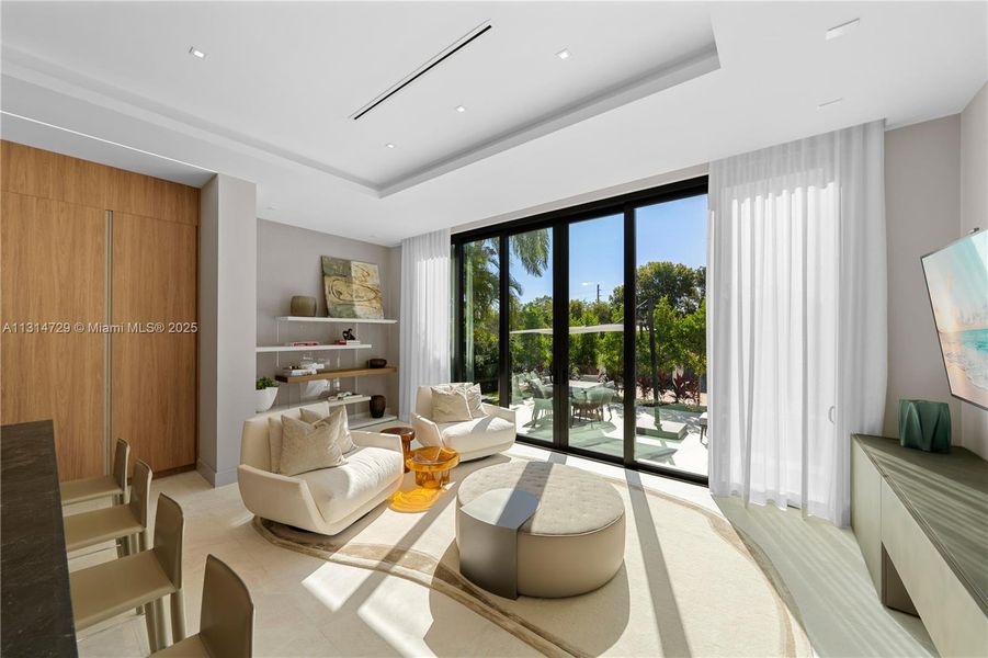 Furnished interior view inside a new home in , North Miami Beach (Image 30). Furnished interior view inside a new home in , North Miami Beach (Image 30).