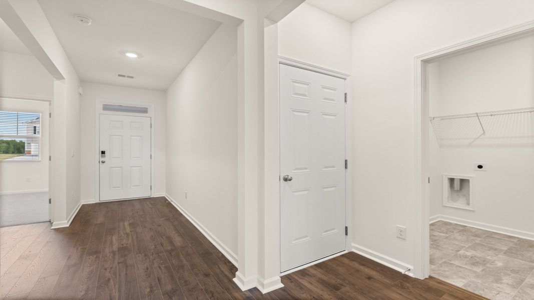 Spacious, unfurnished interior of a new home in Fox Crossing, Griffin (Image 10). Spacious, unfurnished interior of a new home in Fox Crossing, Griffin (Image 10).