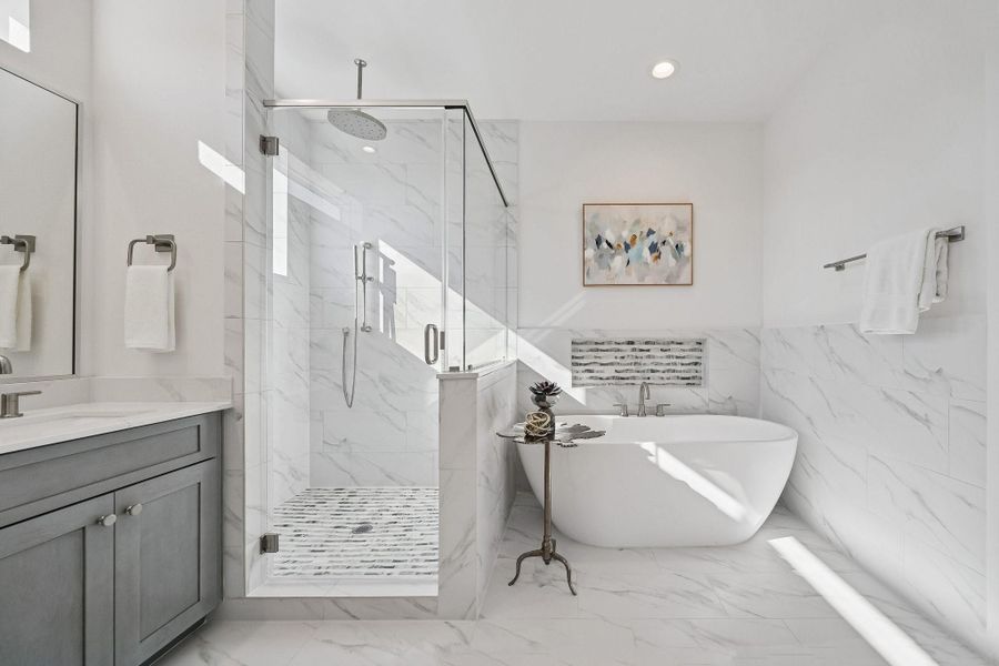 Furnished interior view inside a new home in West 21st Residences, Houston (Image 12).