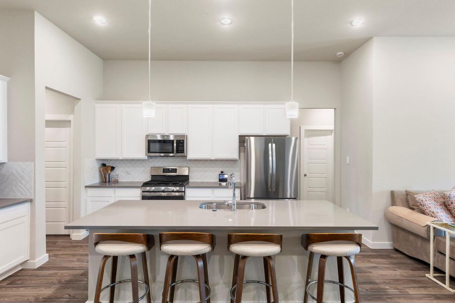 Furnished interior view inside a new home in Moran Ranch, Willis (Image 27). Furnished interior view inside a new home in Moran Ranch, Willis (Image 27).