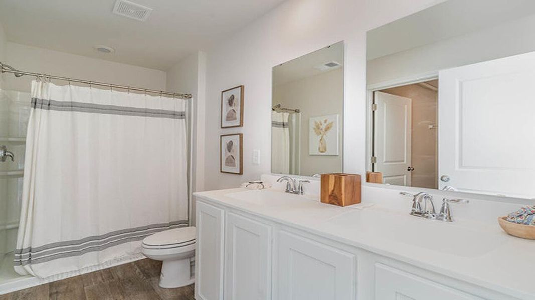 Furnished interior view inside a new home in The Park at Wilkinson, Orangeburg (Image 12). Furnished interior view inside a new home in The Park at Wilkinson, Orangeburg (Image 12).