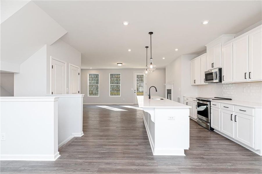 Furnished interior view inside a new home in , Powder Springs (Image 8).