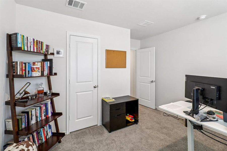 Bedroom used as office - view 2 Bedroom used as office - view 2