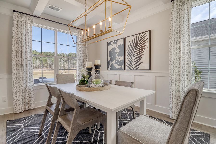 Furnished interior view inside a new home in Six Oaks, Summerville (Image 38).
