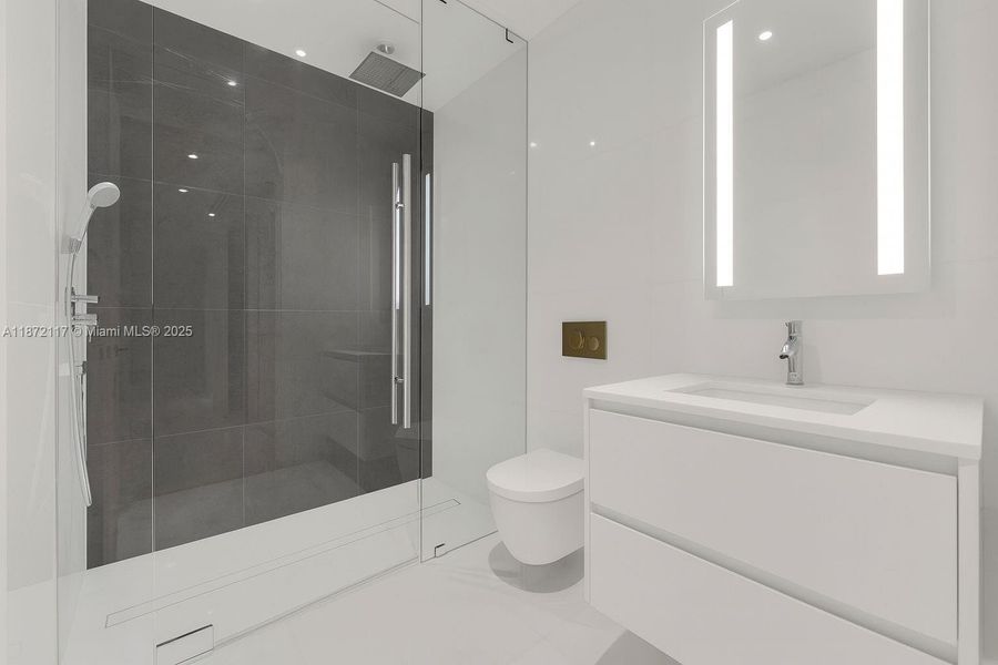 Furnished interior view inside a new home in , Miami (Image 5).