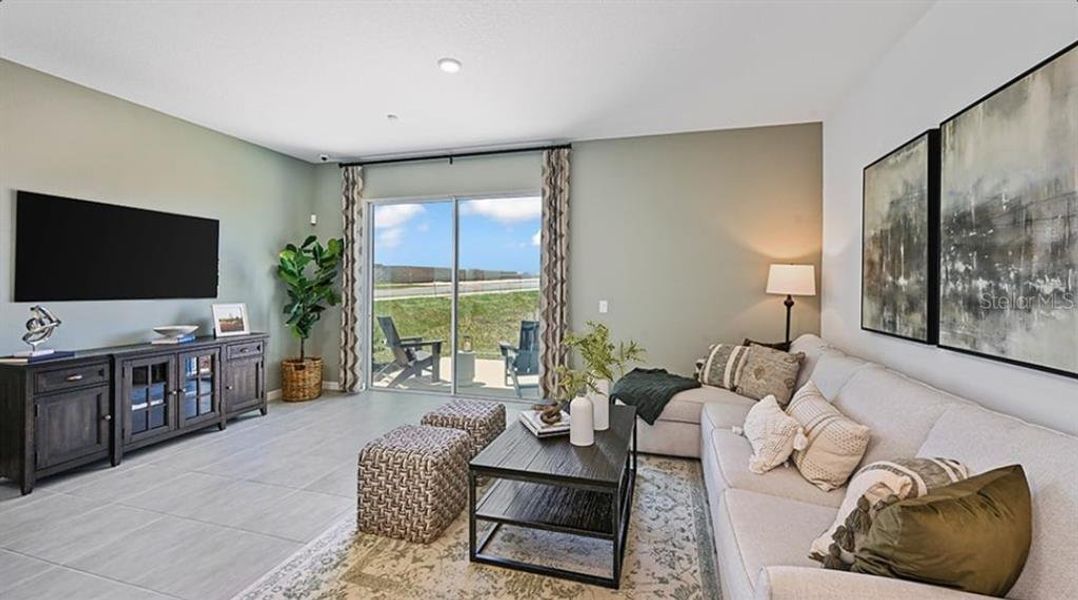 Furnished interior view inside a new home in Waterstone Townhomes, Groveland (Image 8).