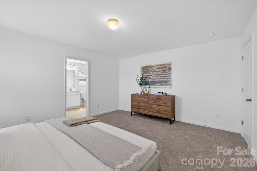 Furnished interior view inside a new home in Morgan Hills, Albemarle (Image 18).