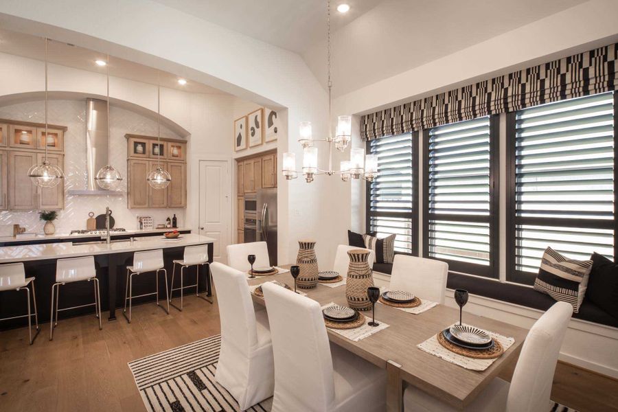 Representative Dining Room - some options shown