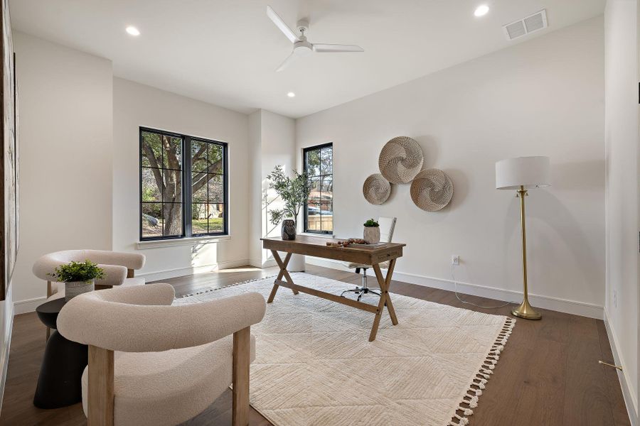 Furnished interior view inside a new home in , Austin (Image 32).