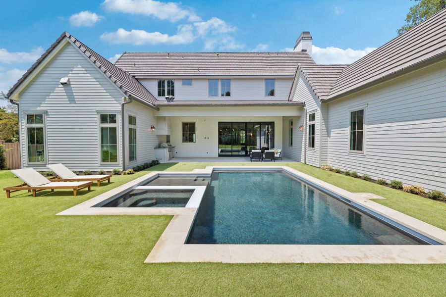 Exterior details and patio area of a home in , Austin (Image 3).