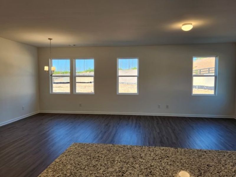 Representative unfurnished interior of a home built from the Boxwood Townhome by Piedmont Residential in The Retreat at Browns Ridge, Newnan (Image 28).