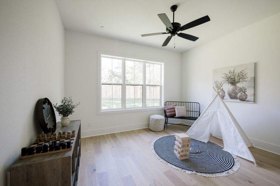 Representative furnished interior of a home built from the The Elizabeth II by Reece Homes in Pebble Creek, College Station (Image 18). Representative furnished interior of a home built from the The Elizabeth II by Reece Homes in Pebble Creek, College Station (Image 18).