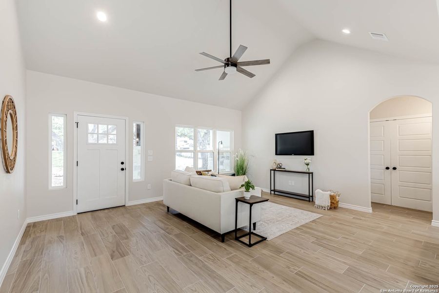Furnished interior view inside a new home in , Canyon Lake (Image 31). Furnished interior view inside a new home in , Canyon Lake (Image 31).