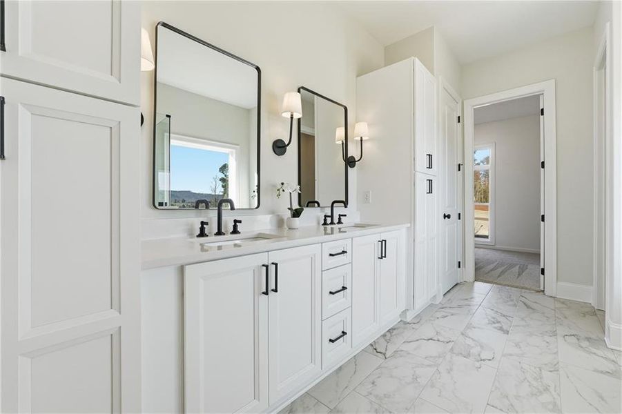 Furnished interior view inside a new home in , Rydal (Image 19).