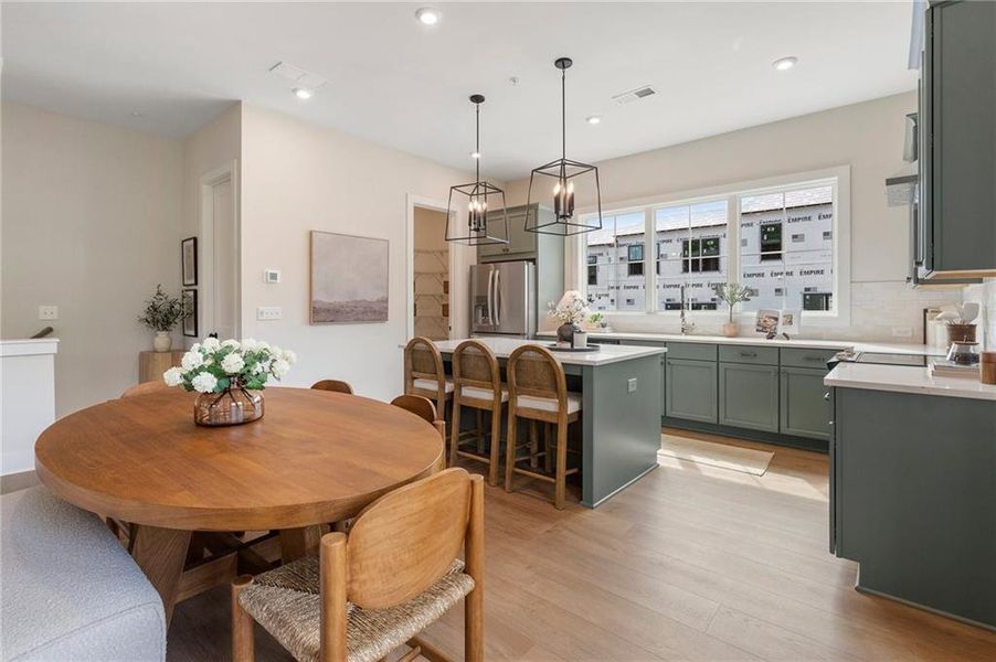 Furnished interior view inside a new home in , Alpharetta (Image 8).